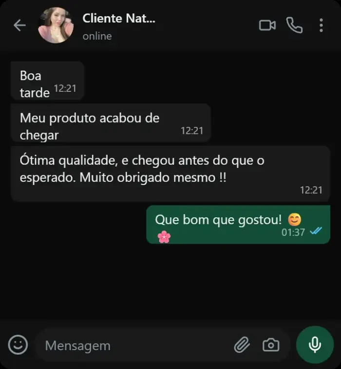 Depoimento de cliente 6