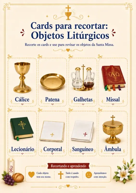 Material do kit Missa em Atividades 7